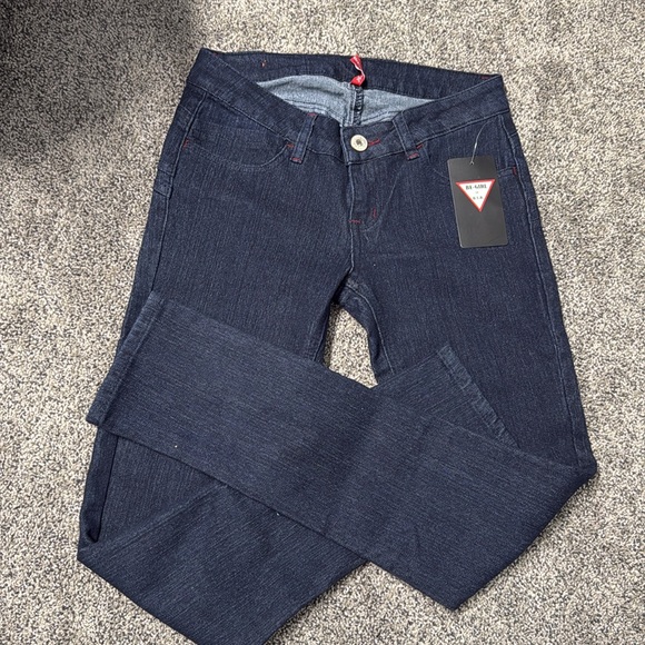 Dark Indigo Sweep-Trim Skinny Jeans, 5/6 - Picture 3 of 7